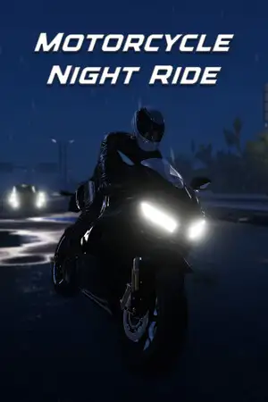 摩托车夜间骑行