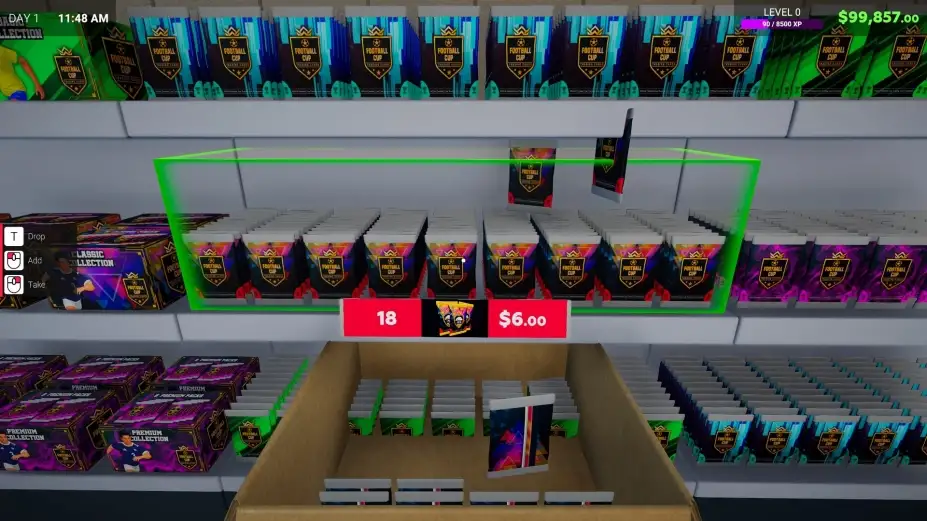 球星卡牌店模拟器 截图3
