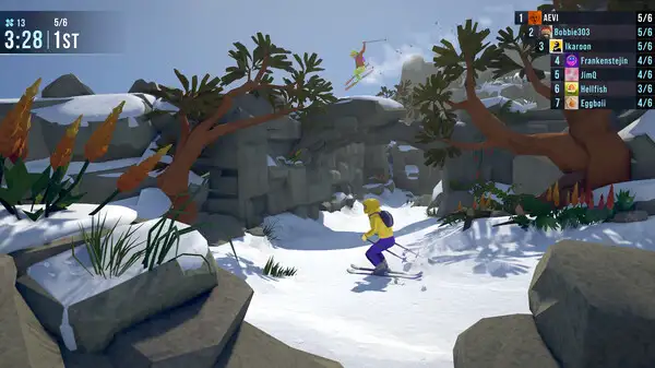 孤山速降：雪地骑手 截图1